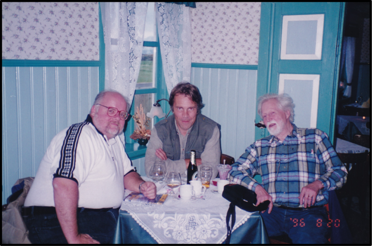 Greg Gatenby with Einar Karrasson and Thor Vilhjalmsson