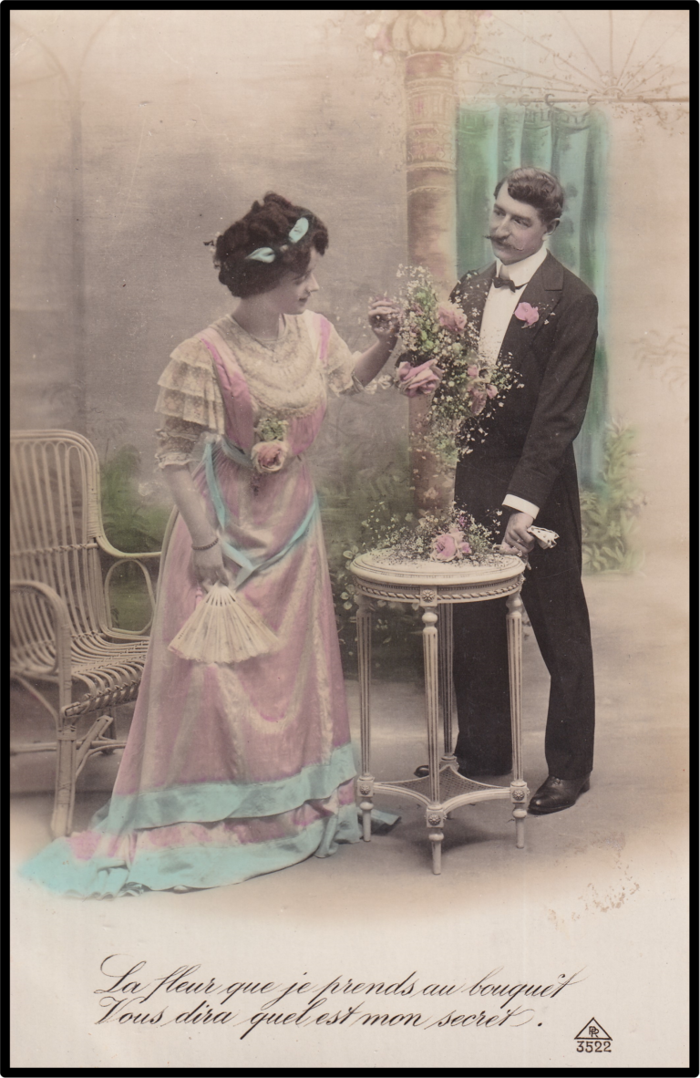 Antique Valentine's day Postcard