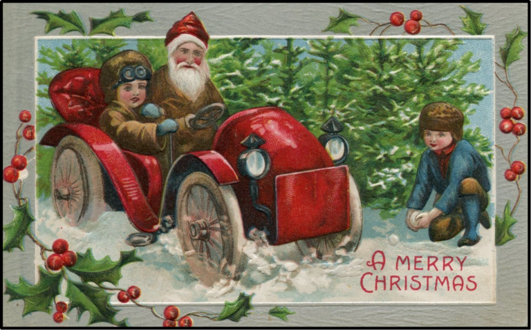 Antique Christmas Postcard