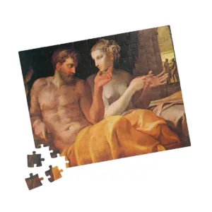 Vintage Themed Jigsaw Puzzle with painting of Odysseus