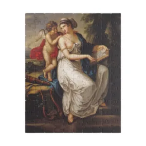 Vintage Themed Jigsaw Puzzle Puzzle of Sappho Painting (110 pieces)
