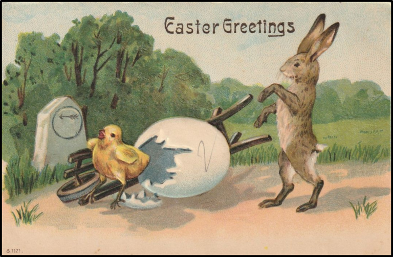 Easter Greeting Postcard