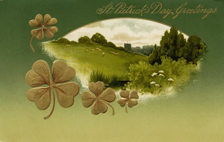 st. patrick's day postcard