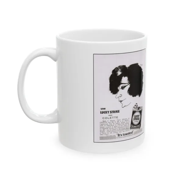 Vintage Themed Ceramic Coffee Mug 11oz with Colette - Image 3